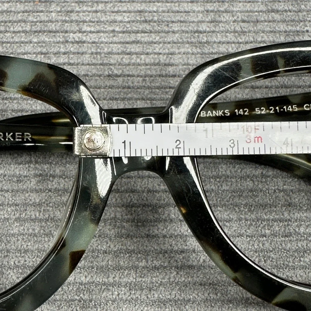 Warby Parker Banks 142 Eyeglasses Frames Sea Glass Tortoise Cat‎ Eye 52-21-145